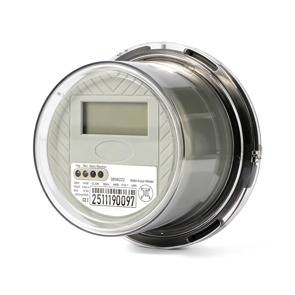 GUOMEIHOO 120V Single Phase 2-Wire Electric Meter, Digital kWh Meter