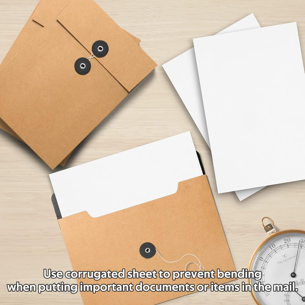 25 Pack 12x12 Corrugated Cardboard Sheets 2mm Flat Inserts