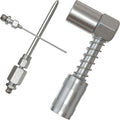 UTOOL 90 Degree Coupler, Needle Nozzle, Grease Injection Needle with Cap