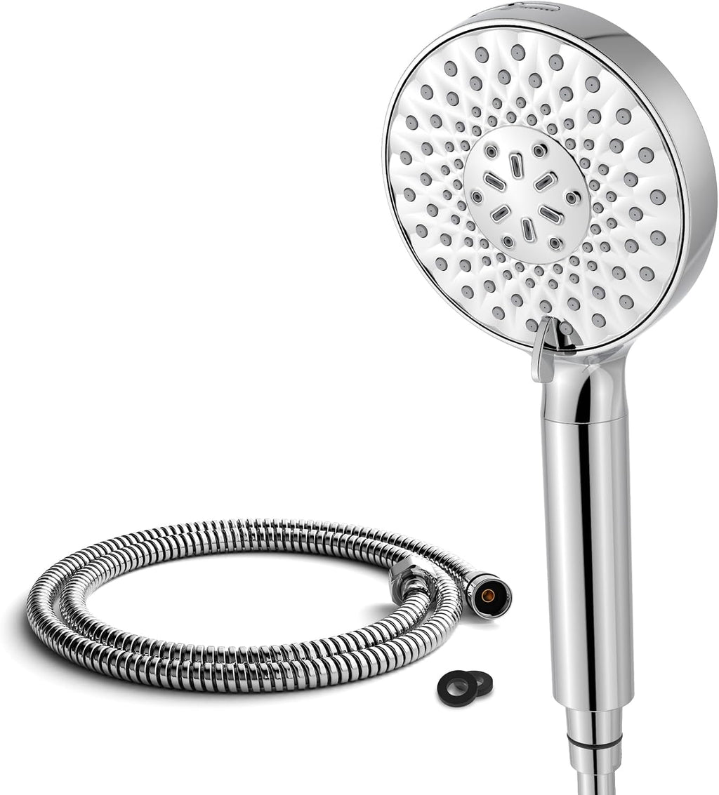 Filtered Shower Head with Handheld High Pressure 9 Spray Mode Showerhead Detachable Shower Head Water Softener