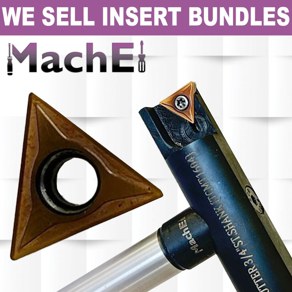 MachEl New Balanced Design 4″ Fly Cutter Indexable Type with 3/4″ Straight Shank Single Insert Face Milling Cutter TCMT1604 Insert Included Torx Screw & Star Key Included