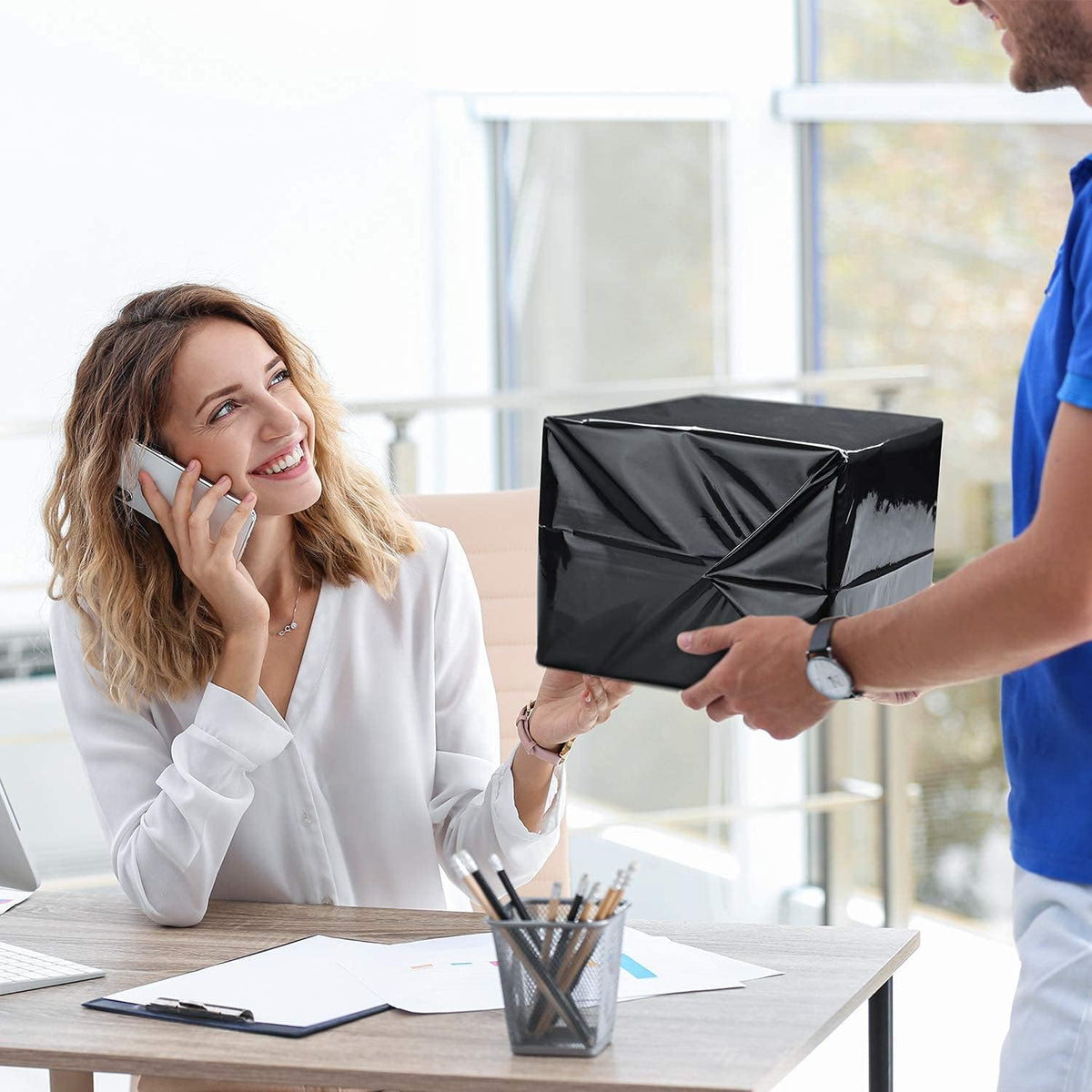 Large Poly Mailers 24x24 50pcs Heavy Duty Shipping Bags Black