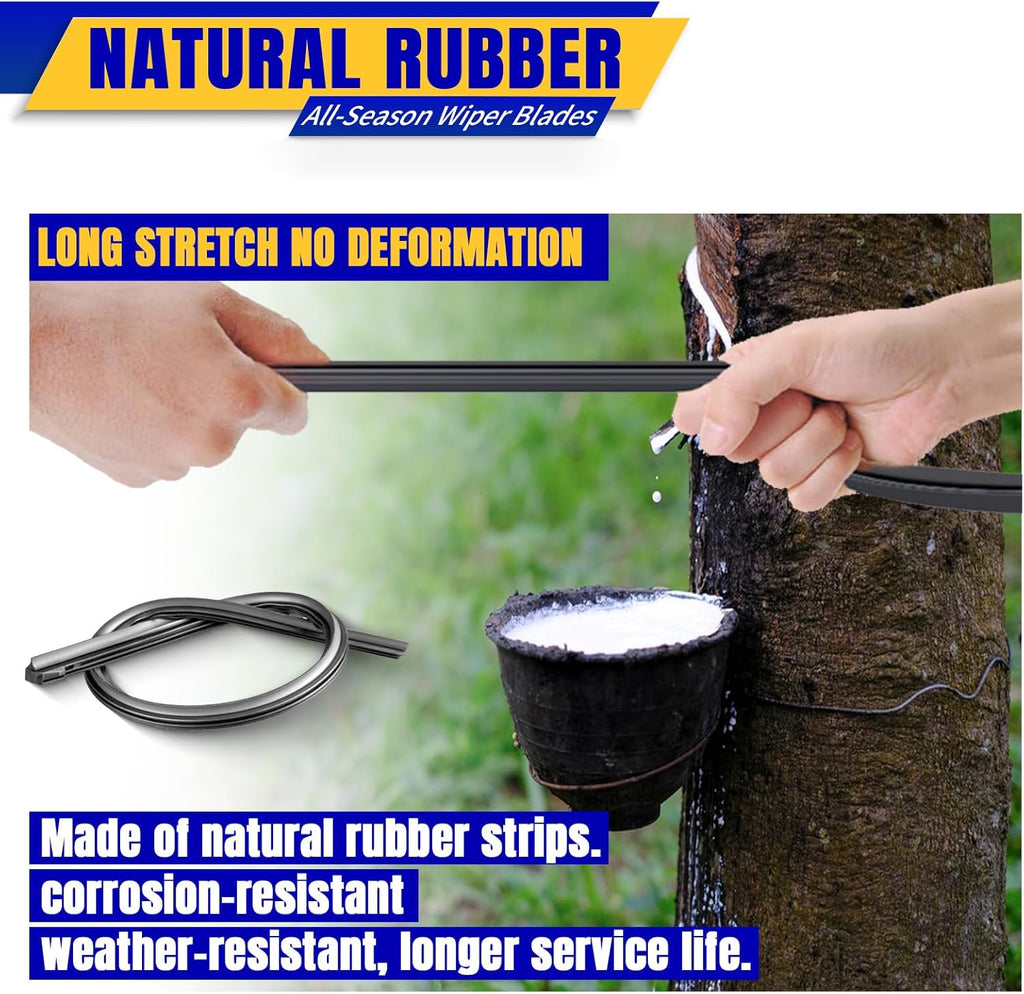 3 wipers Replacement for 2013-2018 Toyota RAV4, Windshield Wiper Blades Original Equipment Replacement - 26"/16"/10"