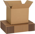 10x8x8 Shipping Boxes 25 Pack, Brown Corrugated Cardboard Boxes with Side-Lock and Pre-Applied Double-Sided Tape