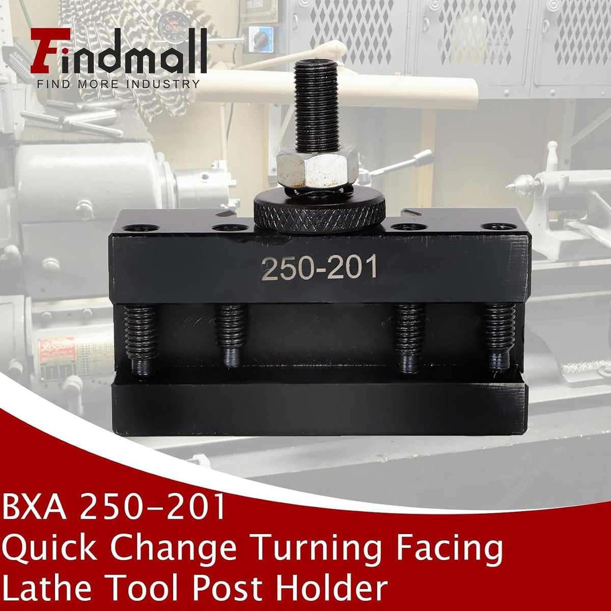 findmall BXA #1 250-201 Quick Change Tool Post, Turning Facing Tool Holder