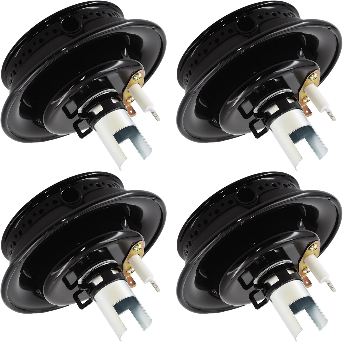 4 PCS 3412D024-09 Burner Head Assembly Oven Gas Range Stove For Maytag Magic Chef 74003963 12500050