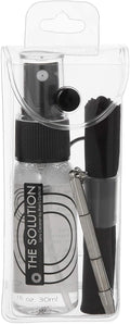 The Solution Lens Cleaner & Repair Kit | 1oz Alcohol Free Eyeglass Lens Cleaning Spray, Microfiber Cleaning Cloth &
