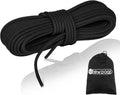 Static Climbing Rope - 8mm (5/16c) / 10mm (3/8”) Double Braid Accessory Cord for Rock,Hauling, Prusik, Survival