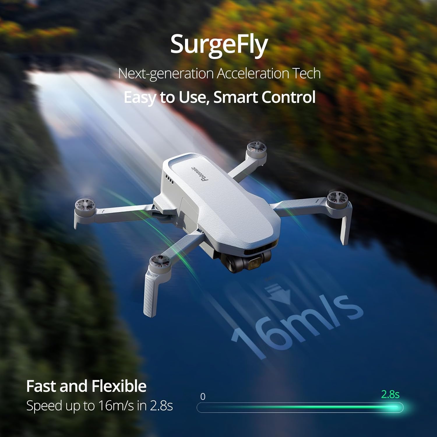 ATOM SE GPS Drone with 4K EIS Camera, Under 249g, 62 Mins Flight, 4KM FPV Transmission, Brushless Motor, Max Speed