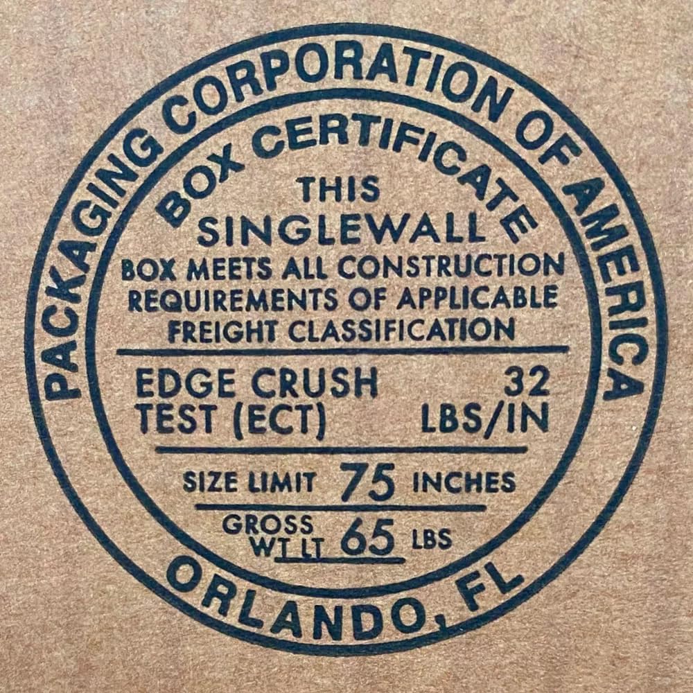Corrugated Shipping Boxes, 24 x 24 x 12 inch, 10 Pack