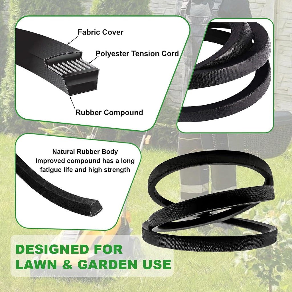 532125907 Drive Belt 1/2" x 90" Replacement for Craftsman 125907X
