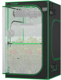 P448 4x4 PRO Grow Tent with High CFM Kit, 48"x48"x 80" | Large Observation Window, Thickest 1" Poles, 2000D Oxford