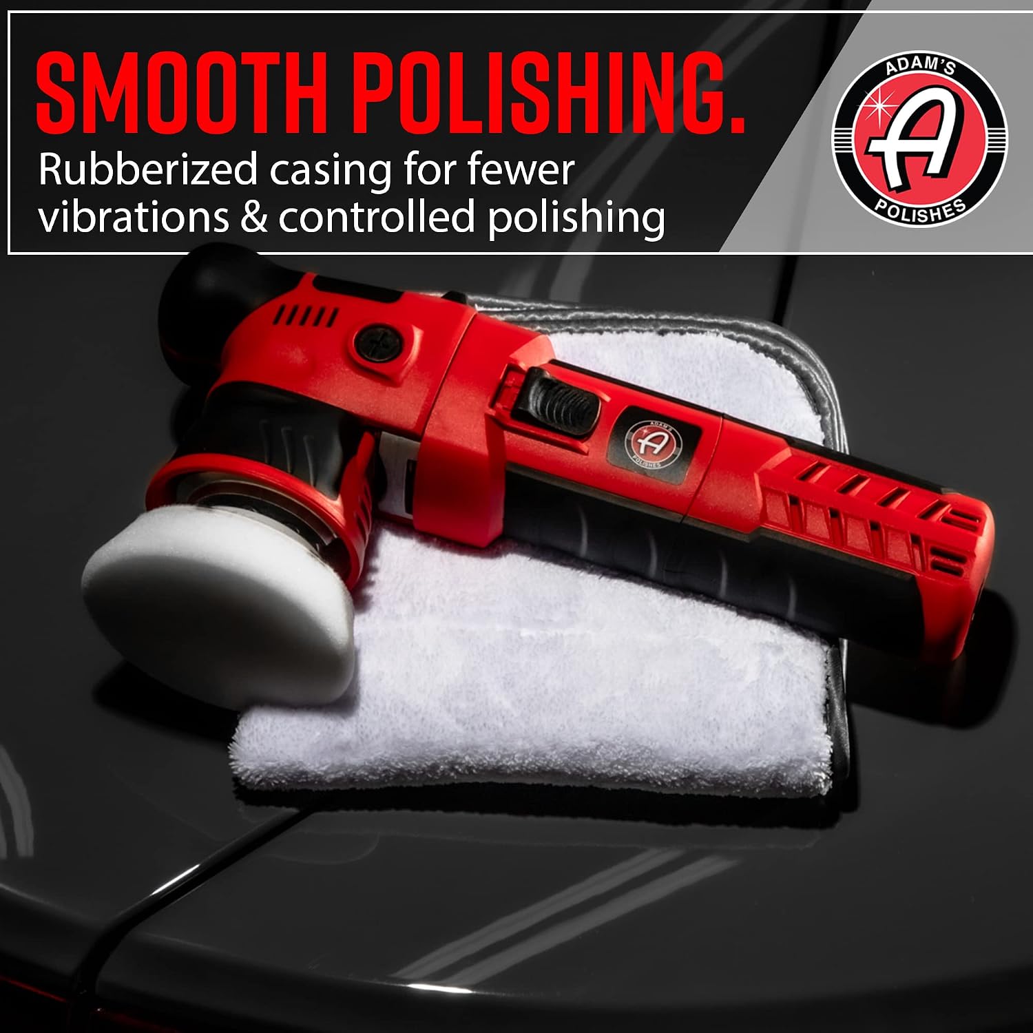 SK Pro 12mm Car Polisher - Professional Dual Action Polisher For Car Detailing - Paint Correction, Waxer Buffer DA