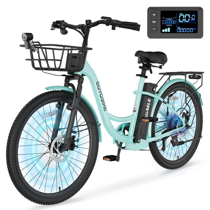 Electric Bike for Adults, 700W Peak Power Cruiser Electric Bikes