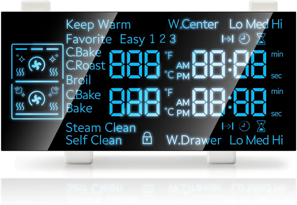 New DE07-00130A Range LED Display Board Fit for Samsung Electric Range - Oven/Stove, Better Than Oem Quality, Fits Model NE59J7850WS NE59J7850WG NE59J7750WS NE59J7850WS