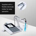 Apera Instruments AI521 PH800 Laboratory Benchtop pH Meter Kit, 0.01 pH Accuracy, GLP Data Management (USB Output), BNC Connector