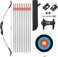 Bow and Arrow Set for Kids, Archery Beginner Gift with 10 Arrows | with 10 Arrows, 5 Target Face, Ideal for Kids