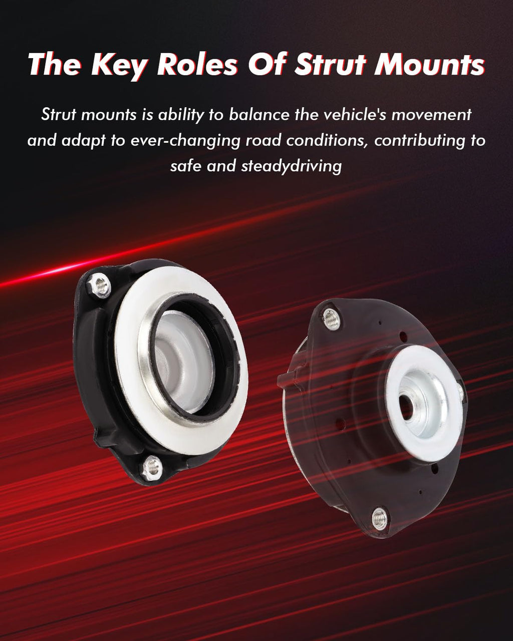 cciyu Strut Mount Kit and Bearing Front Replace for Audi A3