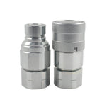 ISO16028 3/8'' Flat Face Hydraulic Quick Connect Coupling/Coupler Set W/Red Dust Cap 3/8'' NPT Thread