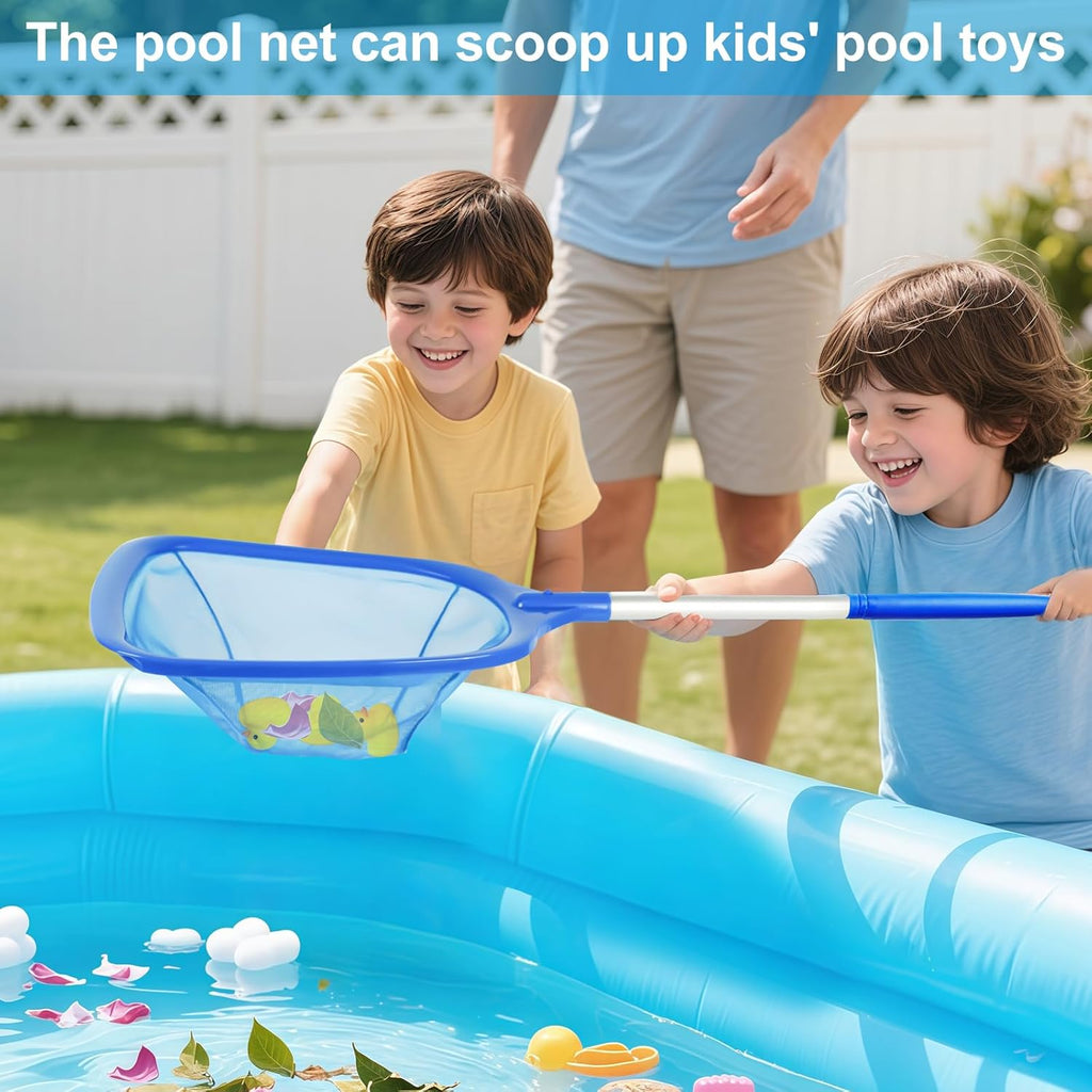Hot Tub Skimmer Net with Ultra Fine Mesh, Handheld Spa Pool Net for Fine Debris & Leaves, Lightweight Safe-Edge