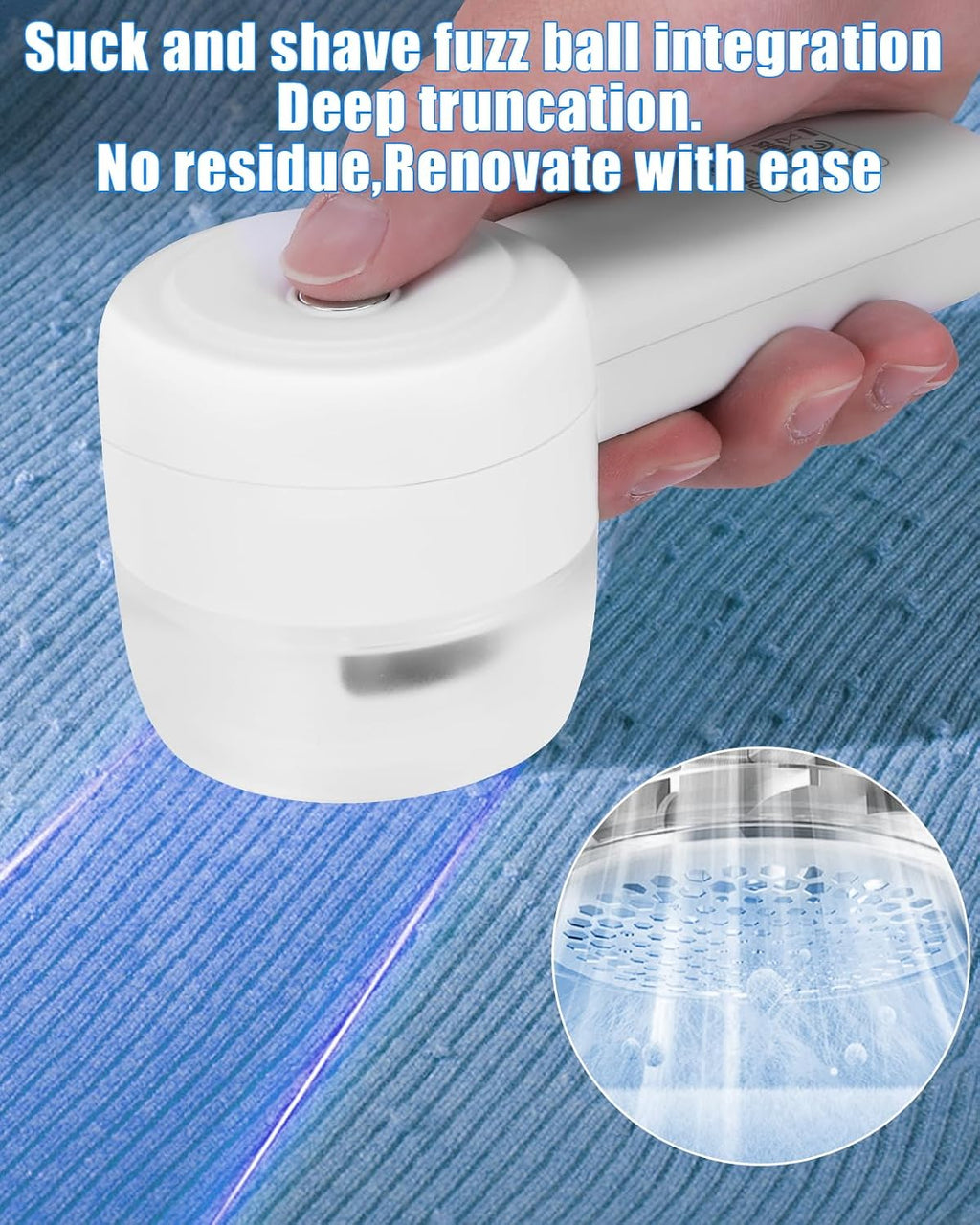 Lint Remover,Fabric Shaver for Clothes,Electric Lint Shaver Rechargeable Long-Lasting Battery,Portable Clothes Shaver