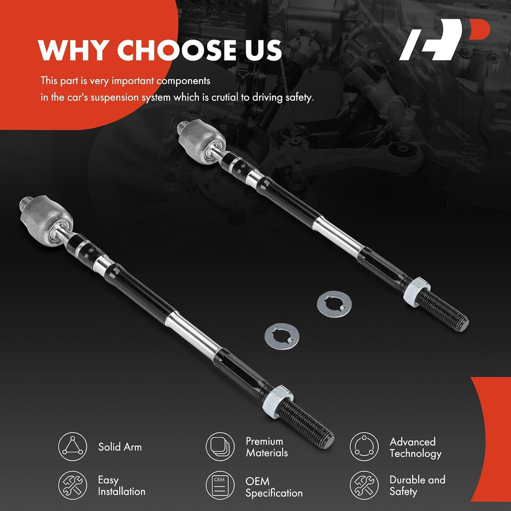 A-Premium Front Inner Tie Rod End, Compatible with Subaru