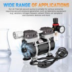 50L/Min Oilless Vacuum Pump for Laboratory Electronics DIY Industry