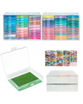 Diamond Art Trays with Lids, 60PCS Diamond Painting Storage, White