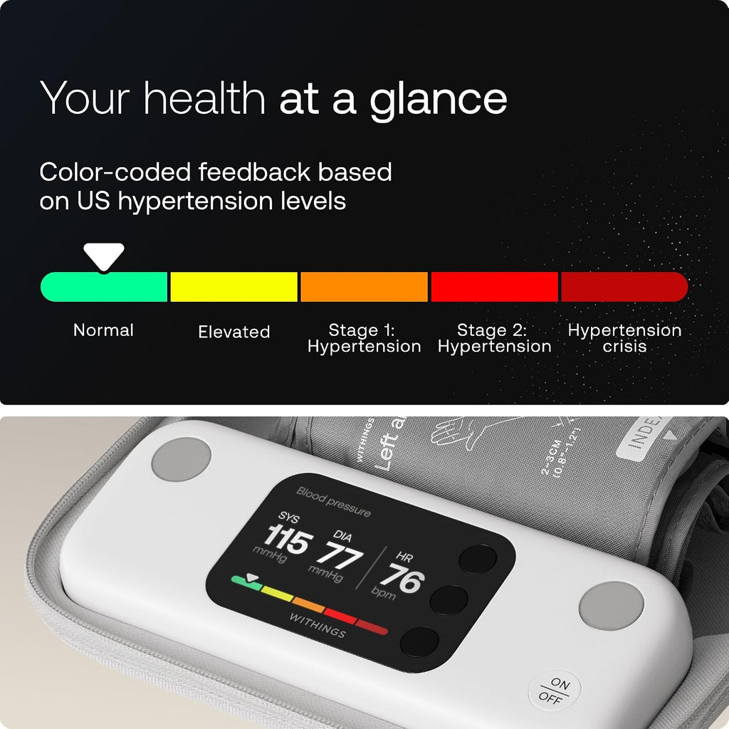 BPM Vision - Blood Pressure Monitor, FDA-Cleared, WiFi & Bluetooth