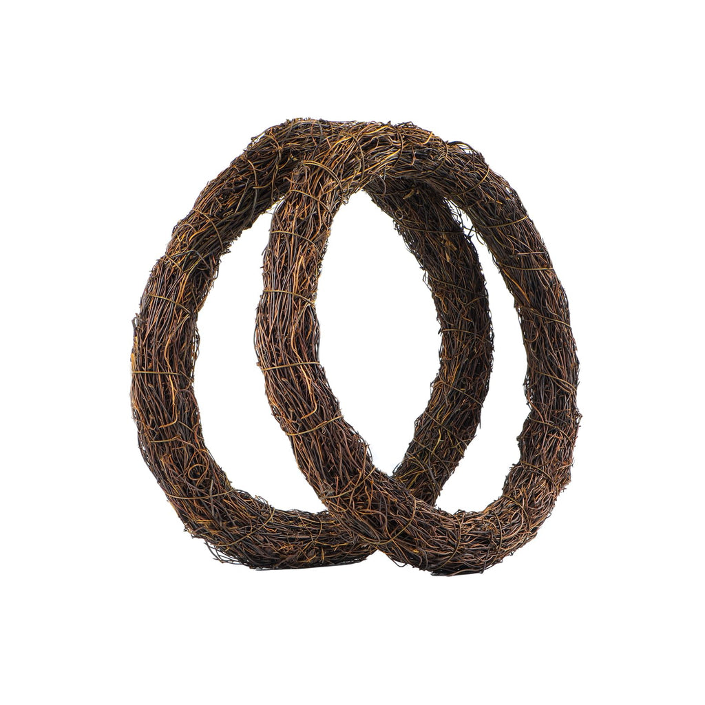 14 Inch Grapevine Wreath Form, 2 Pack