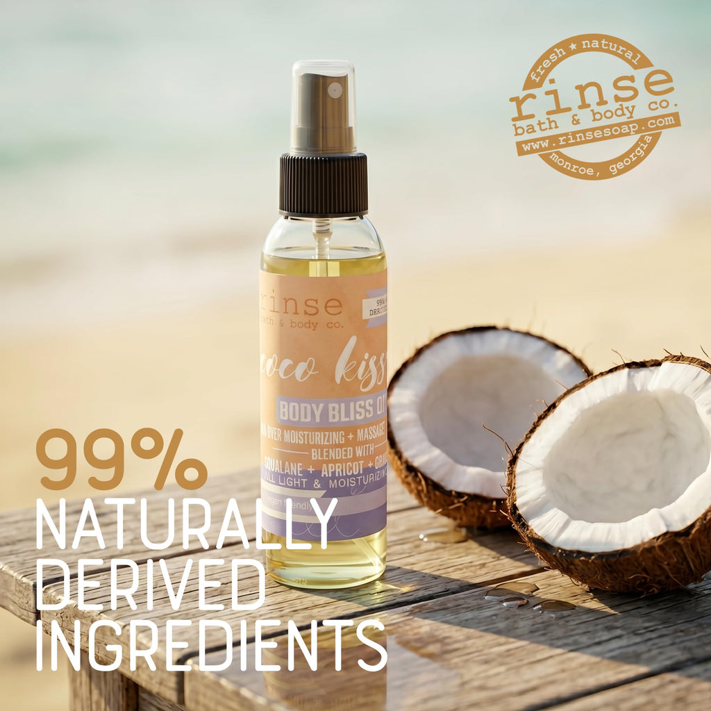 Coco Kissed Body Oil Moisturizer Spray 4 fl oz