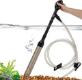 Manual 256GPH Gravel Vacuum for Aquarium, Run in Seconds Aquarium Gravel Cleaner Low Water Level Water Changer Fish