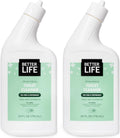 Toilet Bowl Cleaner, Plant-based, Stain & Odor Remover, Tea Tree & Peppermint Scent Cleaning Gel, Liquid Bathroom