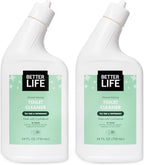 Toilet Bowl Cleaner, Plant-based, Stain & Odor Remover, Tea Tree & Peppermint Scent Cleaning Gel, Liquid Bathroom