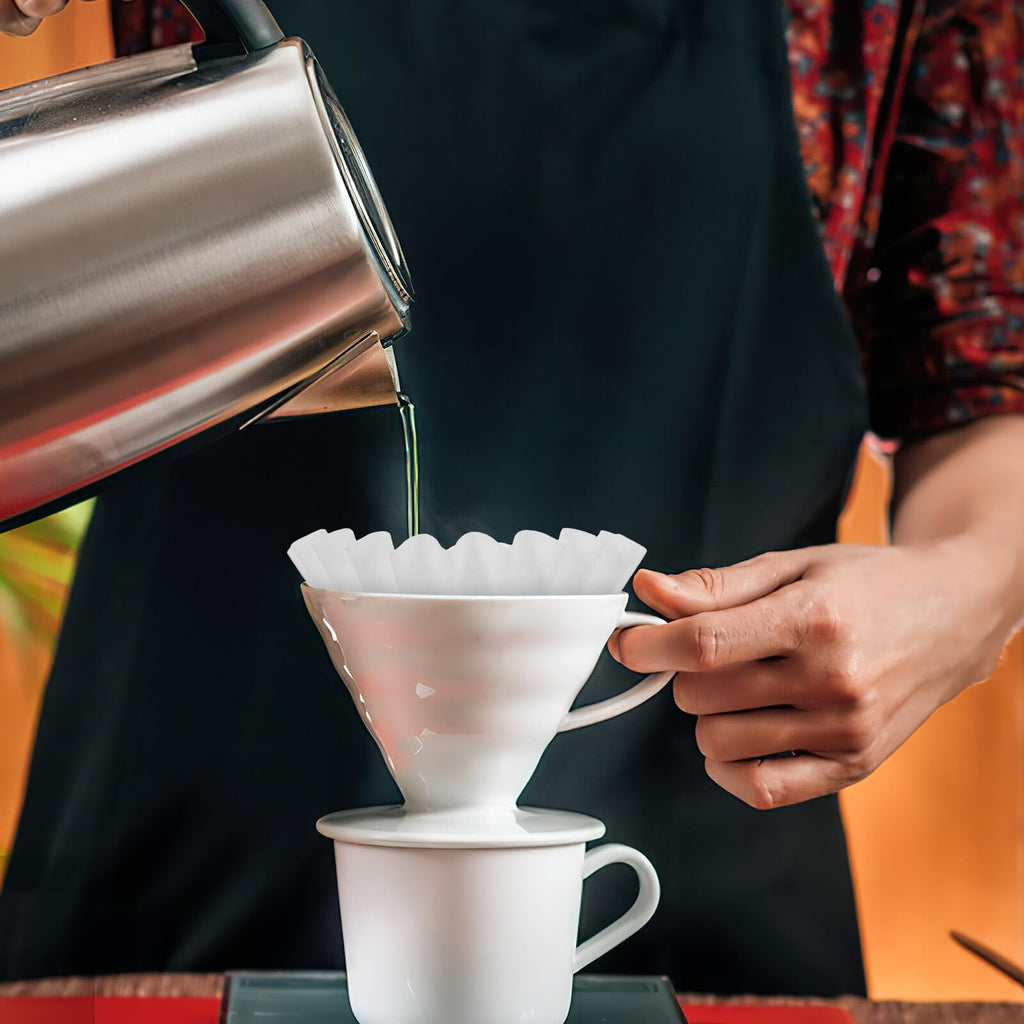 50 Pack Paper Espresso Filter Cups for Coffee Filtering