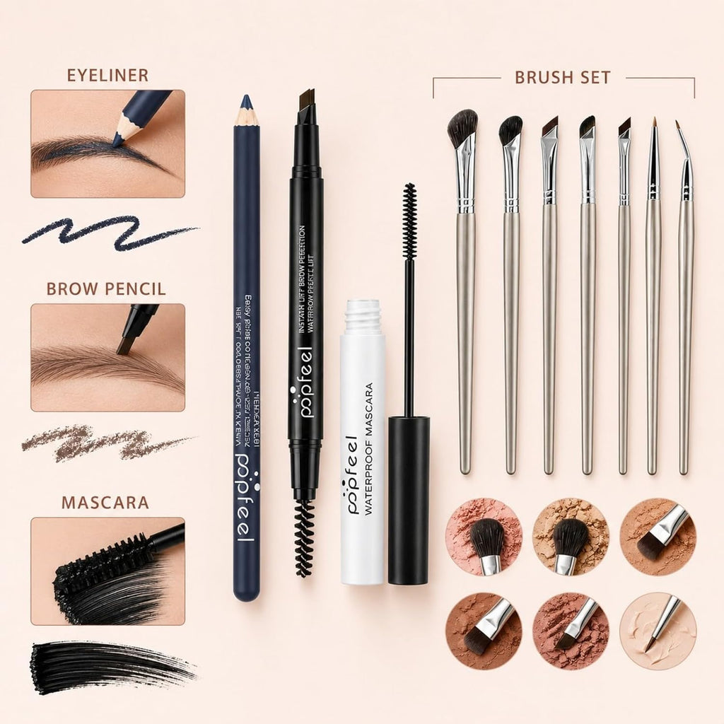 40-Color Eyeshadow Palette Eye Makeup Set (Light pink)