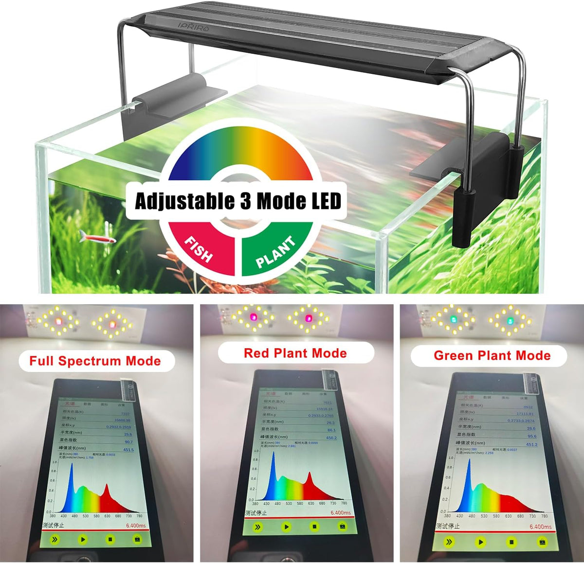 Glass Aquarium Starter Kits 1.5 Gallon Small Fish Tank, Betta Fish Tank for Home Office Deco, with LED Light, Power