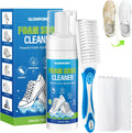 Shoe Cleaner, 6.76 Oz White Shoe Cleaning Kit with Brush & Towel | Sneaker Cleaner Foam Removes Dirt & Stain for