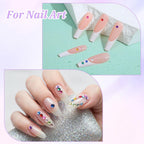 3000PCS Nail Gems and Rhinestones, Multicolor 2mm Gemstones for Nails, Flat Back Rhinestone Nail Charms for Nailart
