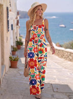 Women's Loose Overalls Jumpsuits One Piece Sleeveless Rompers
