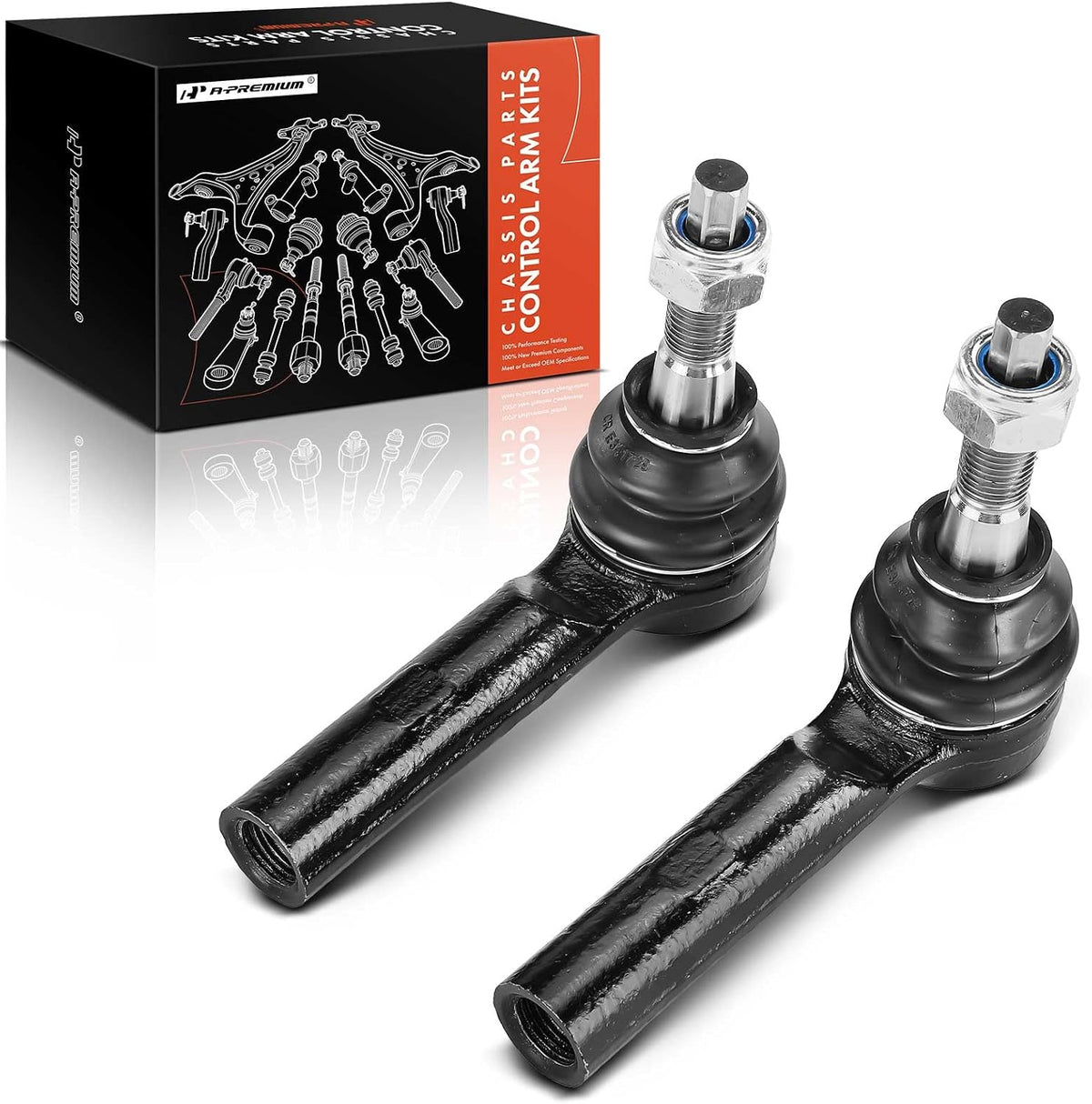 A-Premium Front Outer Tie Rod End, Compatible with Dodge, Chrysler