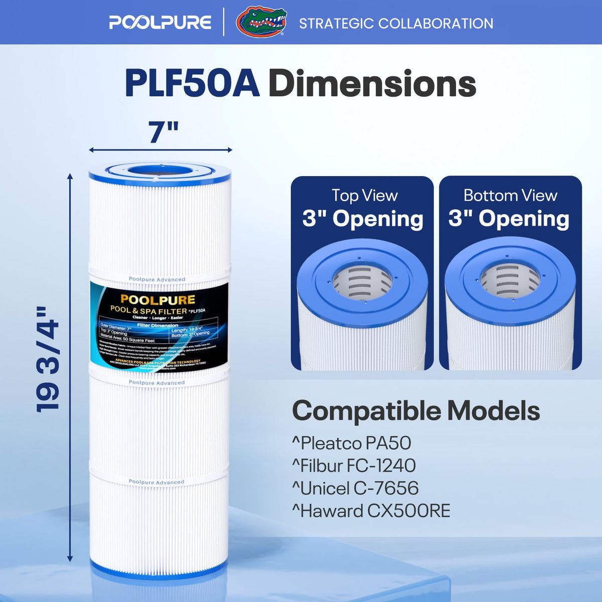 C500 Pool Filter Replace Hayward CX500-RE, PA50, Ultral-A11, 1Pack