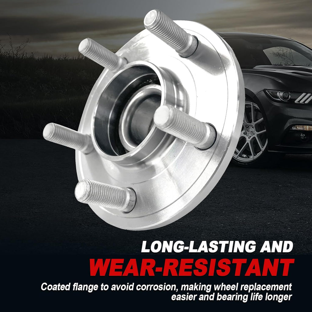 Pair 513224 Front Wheel Bearing Hub Assembly Compatible with Chrysler 300 2005-2014, for Dodge Challenger 2008-2014, Charger 2006-2014, Magnum 2005-2008, 5 Lug w/ABS