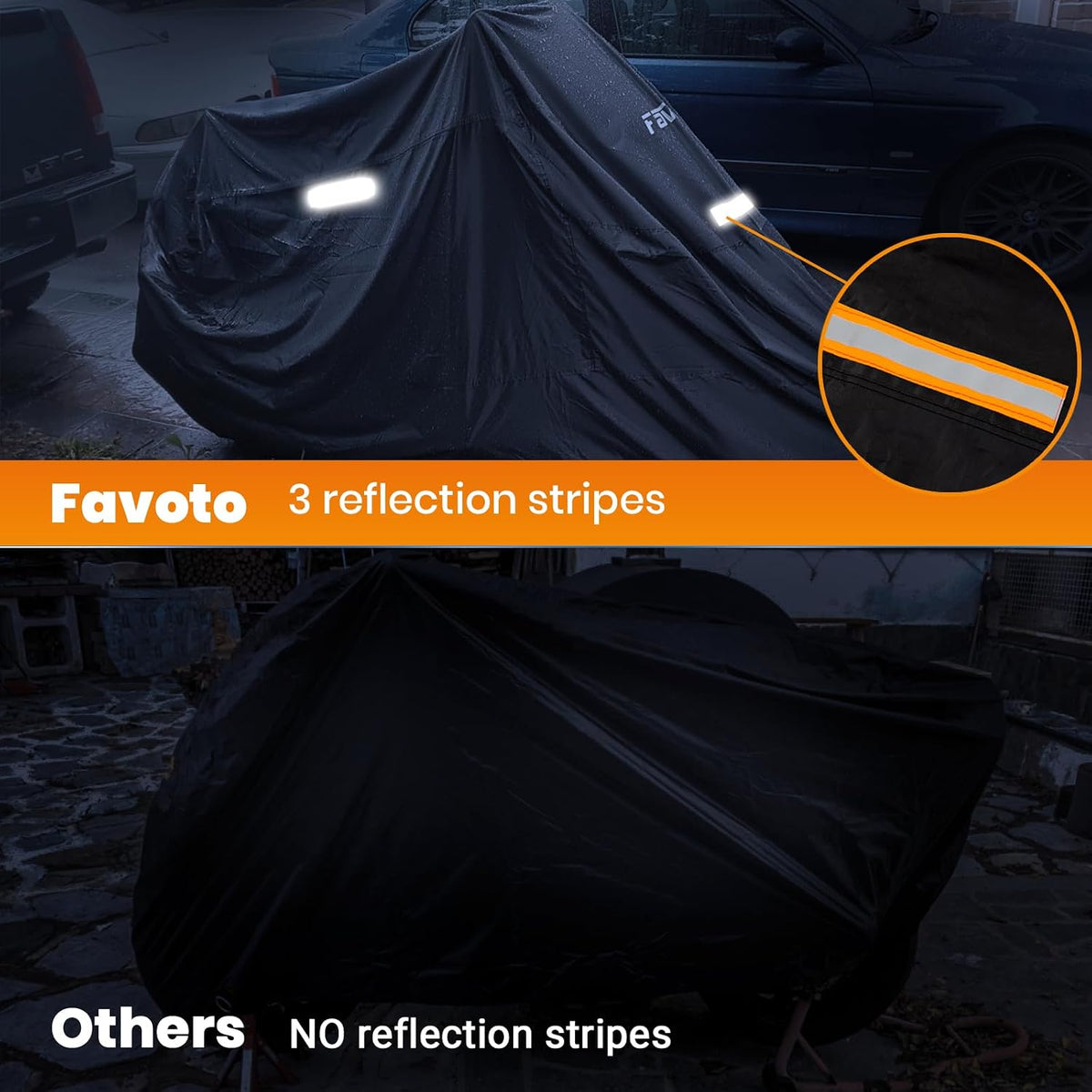 Motorcycle Cover Waterproof Outdoor All Weather Protection