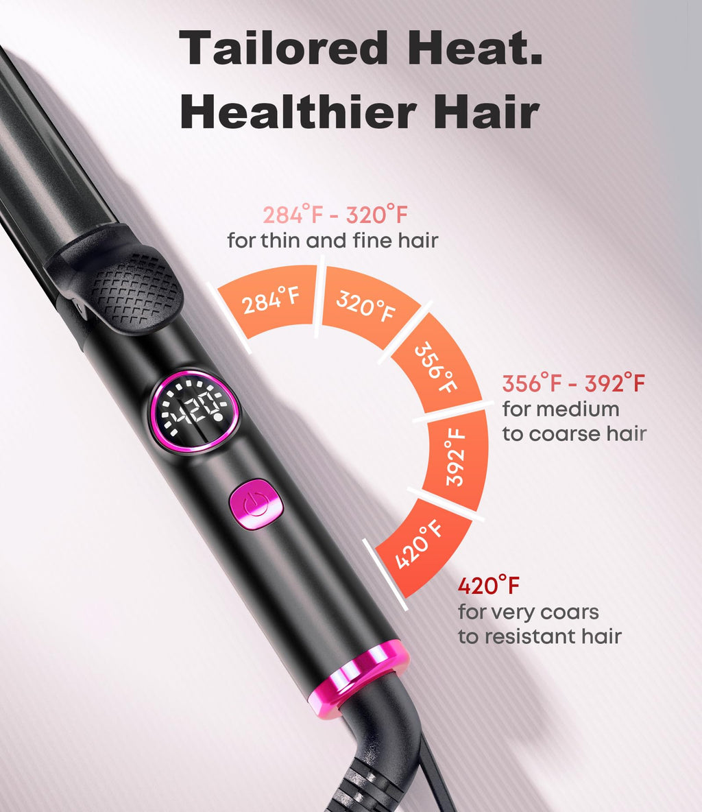 Mini Travel Curling Iron for Short Hair 1 Inch