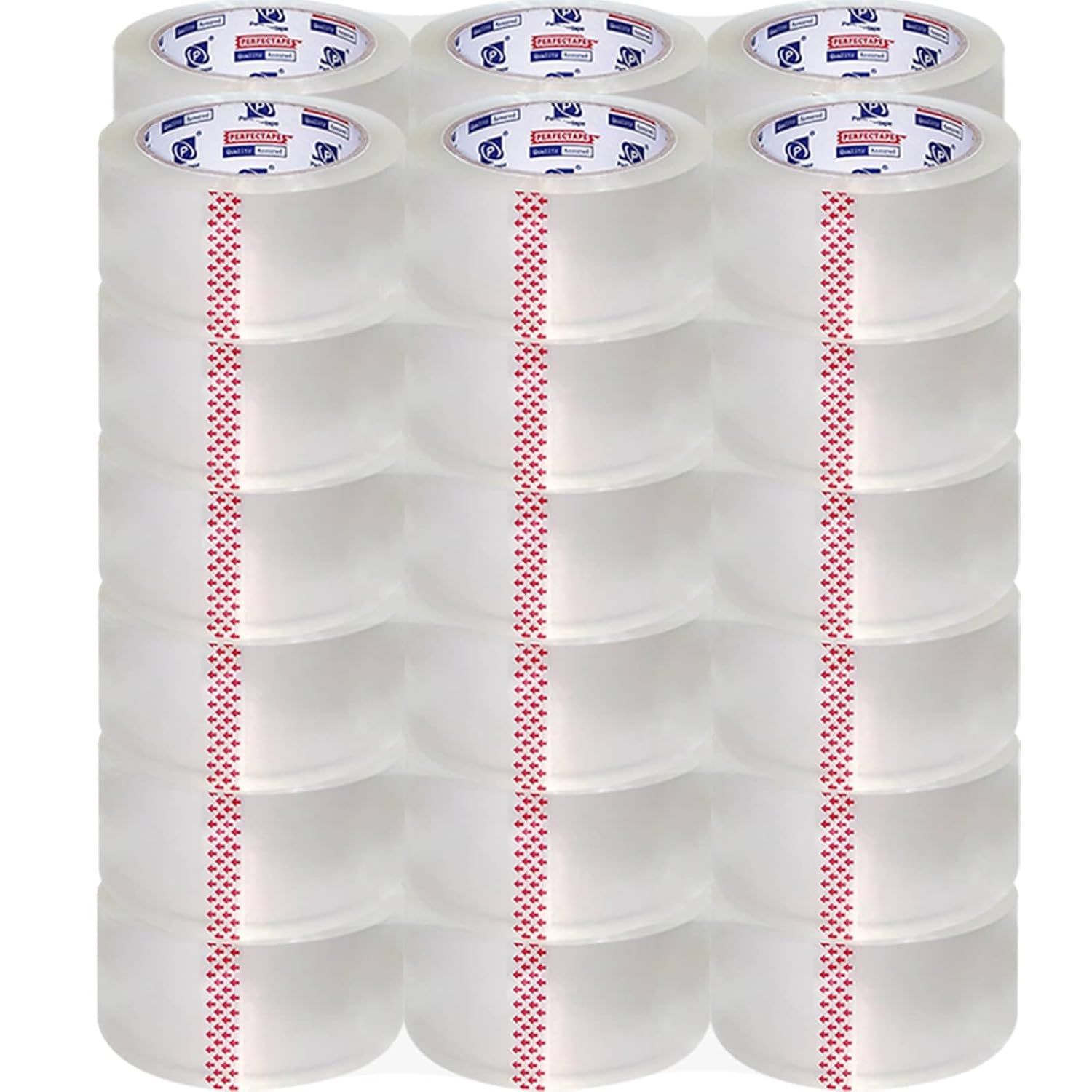Heavy Duty Packing Tape 36 Rolls, Clear, 2.7 mil, 1.88" x 60Y | Total 2160Y, Ultra Strong, Refill for Packaging and