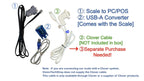 TPB-60LB, POS Interface Portion Scale with Most ECR's and POS Systems, Lb/Oz/Kg Switchable, 60lb Capacity, 0.01lb