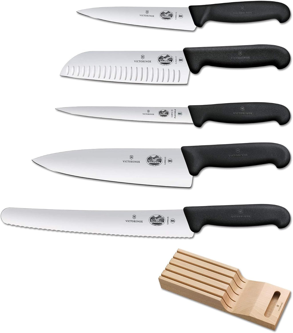 Fibrox 10.25-Inch Bread Knife with Serrated Edge and Black Handle