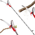 Pole Saw for Tree Trimming, 2-in-1 Tree Pruner with Saw & Pruning Scissors, 14FT Tree Trimmer, Quadruple Pulley