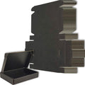 6x4x1 Shipping Boxes Set of 50, Black Mailer Corrugated Cardboard Box
